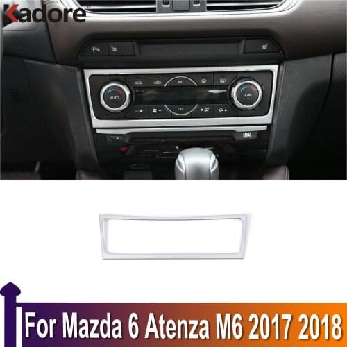 Interior parts For Mazda 6 Atenza M6 2017 2018 Air Conditioning Adjustment Switch Cover Trim Interior Accessories Car Styling