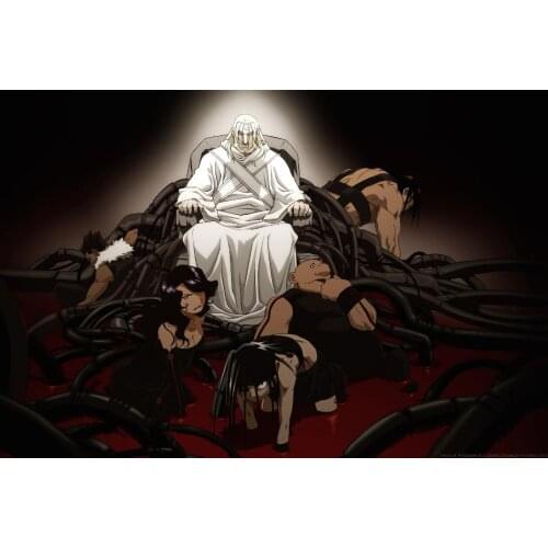 High Quality Promotion Living room home wall decoration fabric poster Full Metal Alchemist Homunculi Envy Lust greed Gluttony