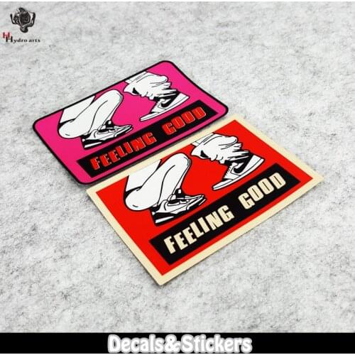 NO.LN169 Funny Sticker Feeling Good 3M Material Reflective Stickers MOTO GP Car Sticker Decals Racing Stickers Motorcycle Bike