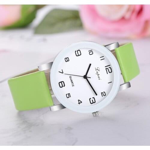 Students Ladies Watch 2020 Fashion Wrist watch PU leather Strap wacth clock Gifts For Girl Analog Wrist Watch