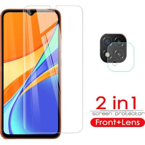 2 in 1 for Xiaomi redmi 9C NFC camera screen protector for redmi note 8t pro soft tempered glass on redmi 9c protective film