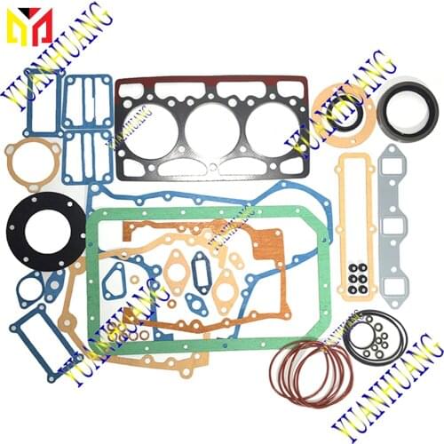 3D94 Engine Full Gasket Kit Overhual Set For Komatsu Excavator Tractor Cylinder Head