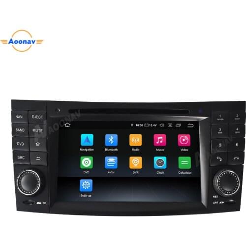 2din android Car audio Stereo receiver radio For Benz E W211 CLS W219 CLK W209 2002-2011 car multimedia player GPS navigation