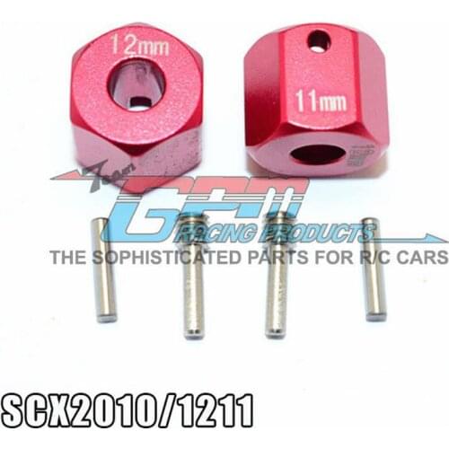AXIAL SCX10 II 90046/90047 aluminum alloy hexagonal adapter 11MM long 1 pair