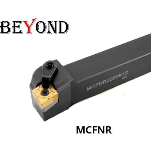 BEYOND MCFNR 1616 MCFNR1616H12 MCFNR2020K12 MCFNR2525M12 External Turning Tool Holder Carbide Insert CNMG Lathe Cutter Bar