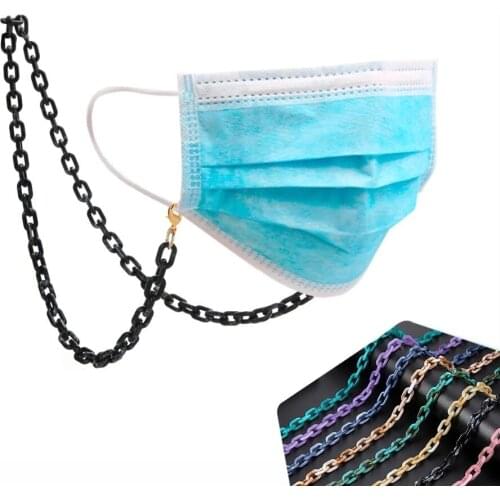 Acrylic Glasses Chain for Face Mask Necklace Glasses Chain Sunglasses Straps Mask Lanyards Women Men Neck Chains Holder