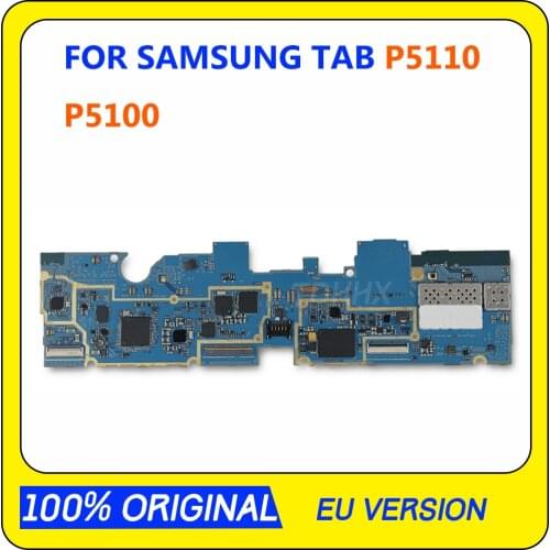 EU Version for Samsung Galaxy Tab 2 10.1 P5100 P5110 Motherboard WIFI & 3G 1G RAM 16G ROM Mainboard Logic Board from original