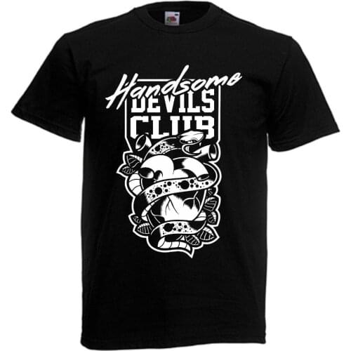 Devils Club T-Shirt Hillbilly Redneck Roots Music Traditional Tattoo Punk Aca B Summer 2019 Cotton Printed Custom Design Shirts