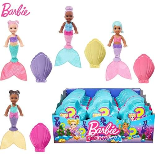 Blind Box Barbie Mermaid Dolls Chelsea Fairytale Baby Toy Dreamtopia Doll House Accessories Girls Toys for Chilren Juguetes Gift
