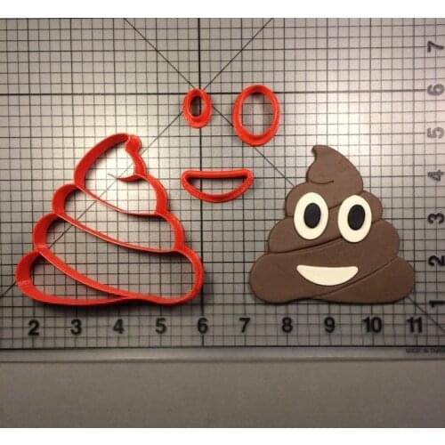 Stool Parody Cookie Cutting Mold Kitchen Baking Supplies Cake Icing Decoration Tools Set 3D Printing Custom