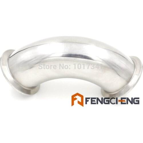 1.5" Tri Clover 90 Degree Elbow, SS 304, 3A Standard, Homebrew Clover Fitting, Brewer Hardware