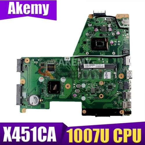 For ASUS X451C X451CA F451 F451C MOTHERBOARD 1007U HM70 DDR3 GMA HD 3000 tested