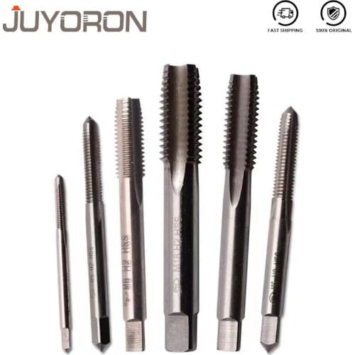 1pc Left Hand Metric Thread Tap HSS Screw Tap Drill Bit Machine Straight Shank Plug Tap M3 M6 M8 M10 M12 M14 M16 M18 M20