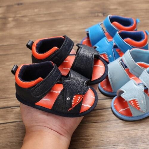 Kids Newborn Baby Boys Girls Fashion Summer Soft Crib Shoes First Walker Anti Slip Sandals Shoes