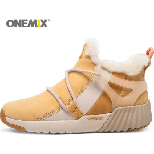 ONEMIX Mens Winter Snow Boots Keep Warm Womens Sneakers Shoes Comfortable hiking shoes Outdoor Sneakers Coach Sales