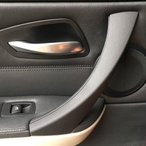 Car Interior Inner Door Handle Panel Trim Cover Fit for BMW 335i xDrive Sedan 2009-2011 Auto Accessories Black Beige