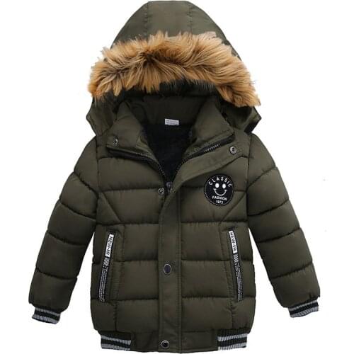 Baby Boy Clothing 1-5 Years Boys thickened Warm Jacket Kids Windproof Camouflage Coat Child Winter Fashion Jacket