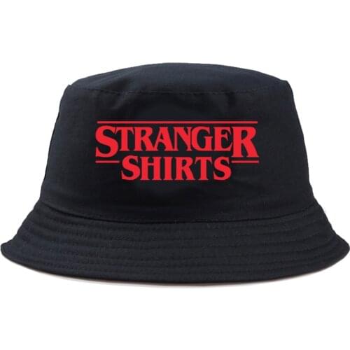 Bucket Hat Casual Stranger Things Tv Fisherman Bob Hat Floppy Streetwear Hip Hop Caps Fashion Unisex Folding Hat Seaside Beach