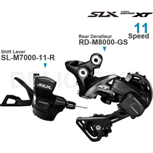Shimano SLX M7000 DEORE XT M8000 11v Groupset 11speed with Shifter and M8000 Rear Derailleur Original Parts