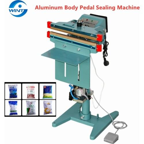 PSF Series Pedal Sealing Machine Semi-automatic Plastic Bag Sealer With Aluminum Body Model PSF350 PSF450 PSF650 PSF800
