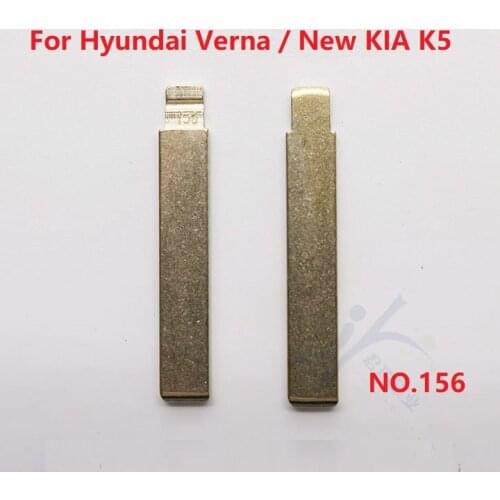 10pcs Original Replace Folding key blade For Hyundai Verna New KIA K5 Car key embryo replace the key head Remote Key Blade NO156