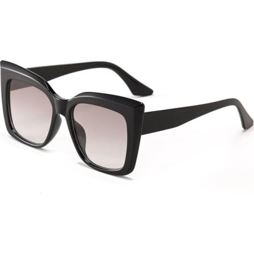 Cat Eye Retro Large Frame Sunglasses Men Women Fashion Shades Vintage Glasses UV400 Gafas De Sol Mujer