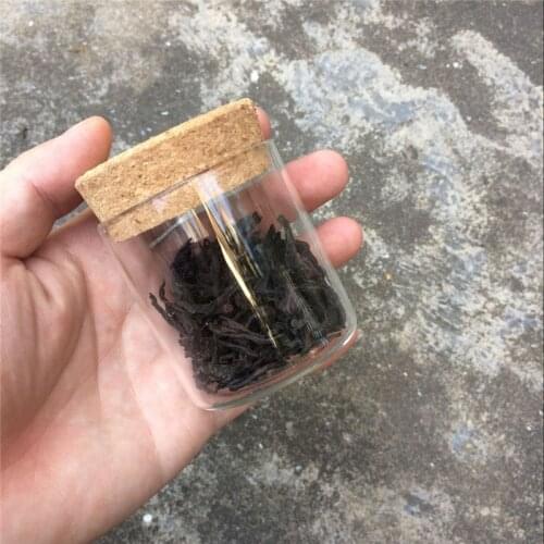 90ml Glass Saffron Jars with Corks Widemouth Container Bottles Food Jars Saffron Transparent Clear Empty Bottles 12pcs/lot