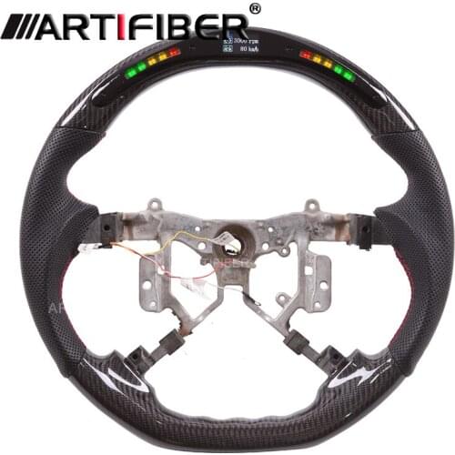 Race display LED Carbon Fiber Steering Wheel for TOYOTA Camry,Corolla,Highlander,Hilux Vigo,Premio