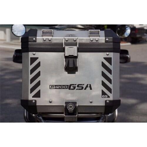 GSA Adventure Motorcycle Reflective Decorative box Reflactive Decal Kit "R1200 GSA" for Touratech Top Case Stickers