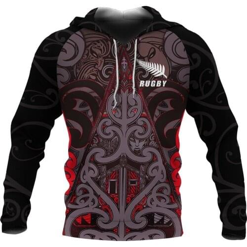 PLstar Cosmos 3DPrint Tribal New Zealand Maori Amazing Pattern Tattoos Harajuku Streetwear Funny Unisex Zip Hoodies A-1
