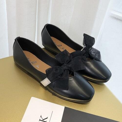 Candy Color Women Loafers Tassel Fashion Round Toe Ladies Flat Shoes Woman Sweet Bowtie Flats Casual Shoes Feminino W33-64