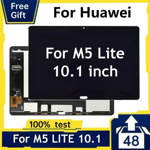 10.1" LCD Display For Huawei MediaPad M5 Lite 10.1 LTE 10 BAH2-L09 BAH2-W19 Touch Screen Digitizer Repair Assembly Replacement