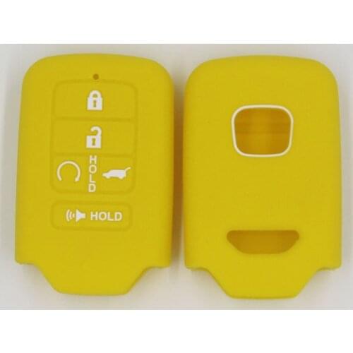 4PC * 5Buttons Remote Car Key Case Silicone Cover Fob For HONDA ODYSSEY 2011 2012 2013 2014 Holder