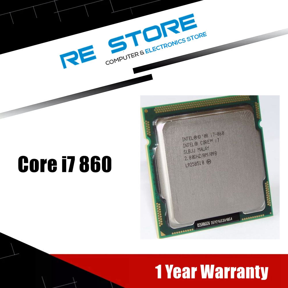 Intel Core i7 860 SLBJJ Quad Core CPU 2.80GHz 8MB Sockel 1156 95W Processor