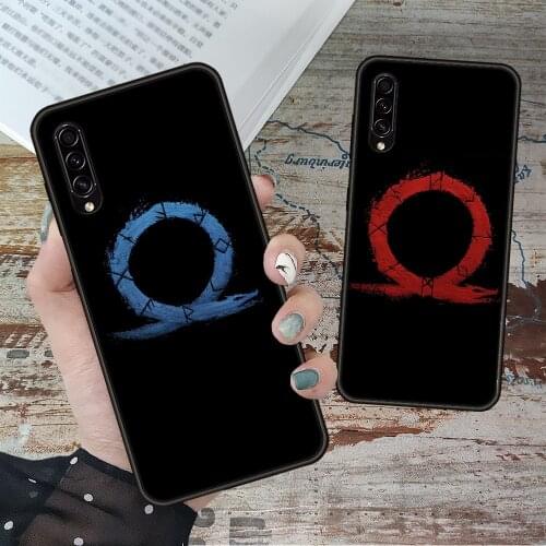 Phone Case For Samsung Galaxy A 50 51 71 70 7 5 10 20 30 40 41 21 S E Black Cover Coque 3D Shell Tpu Hoesjes Art God of War