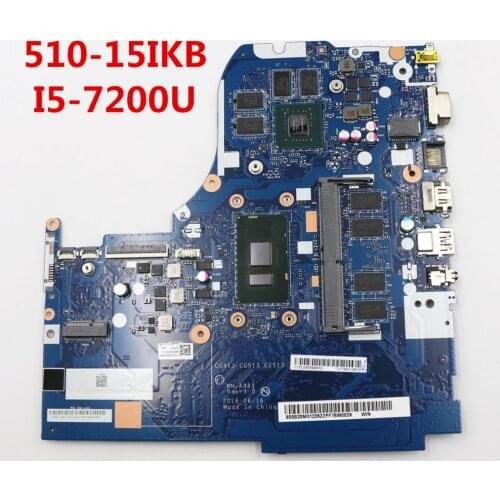 For Lenovo 510-15IKB Laptop Motherboard 5B20M31226 CG413 CG513 CZ513 NM-A981 SR2ZU i5-7200U DDR4 940MX