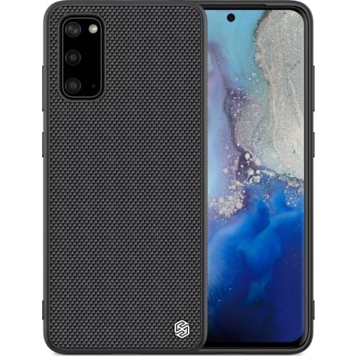 For Samsung Galaxy S20 Ultra S20+ 5G S10 S10+ Plus S10E Case NILLKIN Textured Nylon Fiber Durable Non-slip Back Cover for S10e