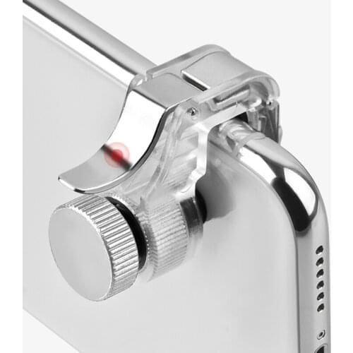 2PCS Mobile Phone Game Fire Button Smart Phone Metal Game Trigger L1 R1 Shooter for Iphone Knives Out / Survival Rules / PUBG