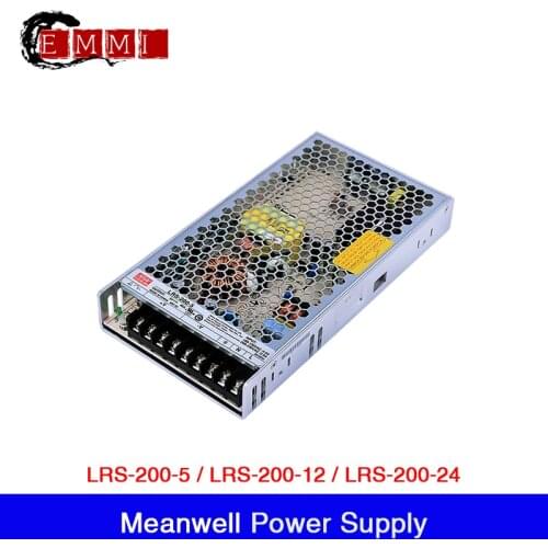 MeanWell LRS-200-5/12/24 Switching Power Supply AC100~240V to 5V 40A /12V 17A /24V 8.8 A for Video LED Display