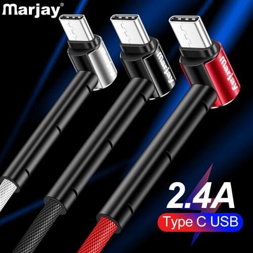 Marjay Usb type c cable Holder Fast Charging usb c data Cord usb-c Charger For Samsung S10 S9 S8 xiaomi mi 8 redmi Type-c cable