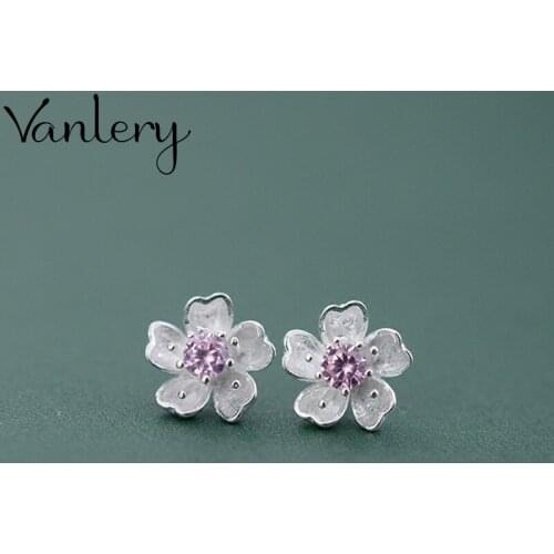 Korean Version of Retro Vintage Crystal Flower Earrings For Women Punk Geometric Earrings 2021 New Trendy Jewelry