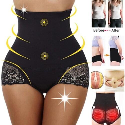 Women Plus Size Shapewear Tummy Control Panties Seamless Waist Trainer Corset High Waist Body Shaper Butt Lifter Underwear