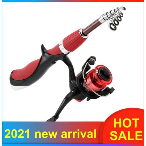New Fishing Rod and Reel Set Casting Fishing Rods Carbon Ultra Light Rod with Mini Spinning Reels Fishing Tackle Tools