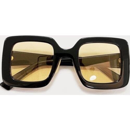 Oversized Women Sunglasses Retro Luxury Brand Design Big Frame Square Sunglasses Women UV400 Eyewear