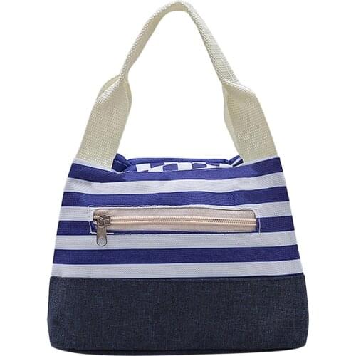 Portable Lunch Bag Fashion Lunch Box Tote Food Bags Multicolor Bags Women Waterproof Hand Pack Thermal Breakfast Travel Box#P30