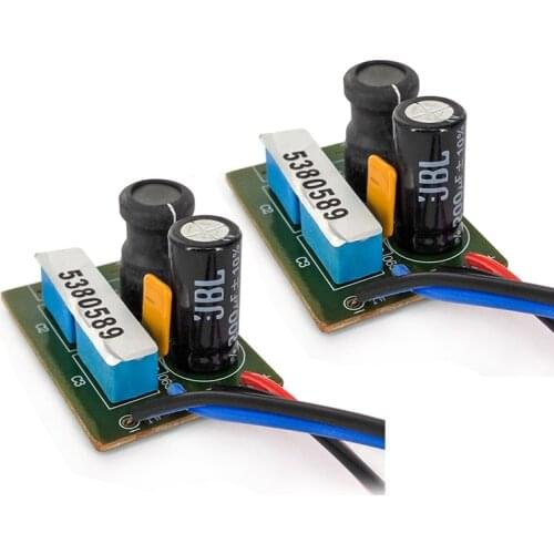 2PCS 2 Way 60W Speaker Treble Bass Frequency Divider Home Theater Hifi Stereo DIY Audio Crossover Filters