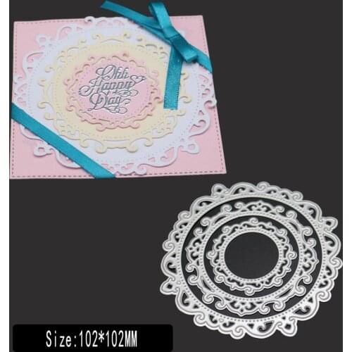 Cutting Dies for Card Making, URYKE Carbon Steel Die Cuts Stencil Metal Pattern Template for DIY Embossing Scrapbooking New 2019