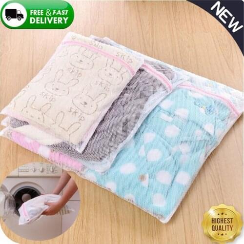 3 Sizes Mesh Laundry Bag Polyester Laundry Wash Bags Coarse Net Laundry Basket Laundry Bags for Washing Machines Mesh Bra Bag