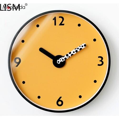 Living Room Modern Design Metal Nordic Design Wall Clock Kids Smart Wall Clock Bedroom Colorful Wall Clock Cute Duvar Saati
