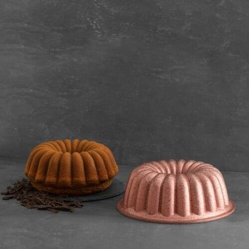 Modern River Azalea Rose Gold Casting cake Mold 26 cm kitchen accessories для кухни форма для выпечки cake tools